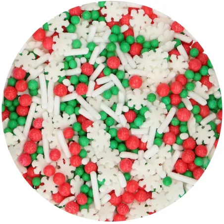 Christmas sugar sprinkles mix, 60 g