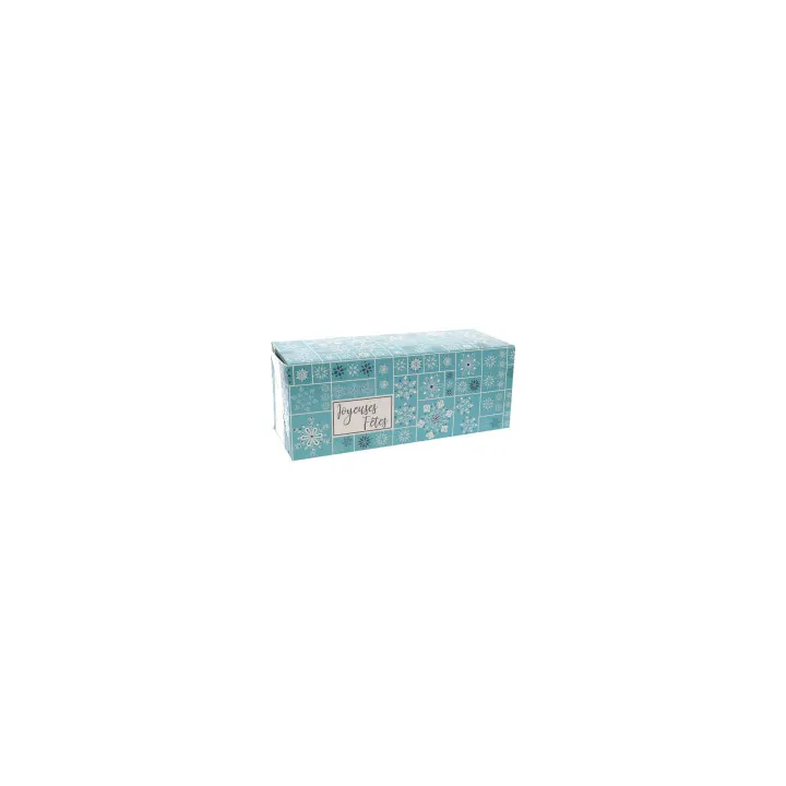 Bûche box Joyeuses Fêtes, 35 x 10.5 x 11.5 cm