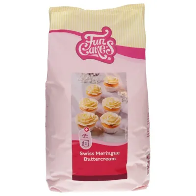Swiss-Meringue-Buttercreme-Mix, 500 g für edle Dekorationen
