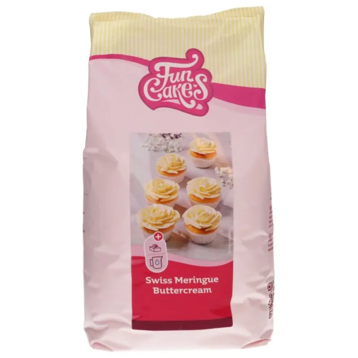 Swiss-Meringue-Buttercreme-Mix, 500 g für edle Dekorationen