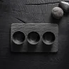 Manufacture Rock Dipschälchen Set 4-teilig, Schwarz von Villeroy & Boch