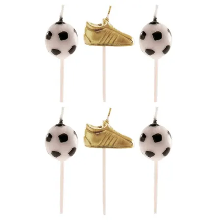 Candele tifoso di calcio, 6 pezzi