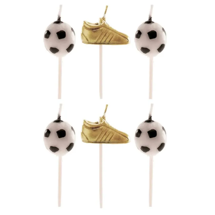 Candele tifoso di calcio, 6 pezzi