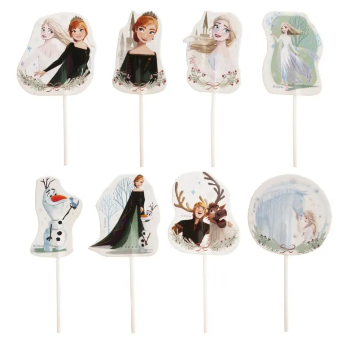 Cake Topper Frozen, 16 Stück