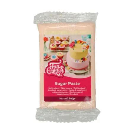 FunCakes Pâte à sucre Natural Beige, 250 g