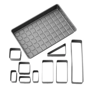 Baking tin numbers and letters