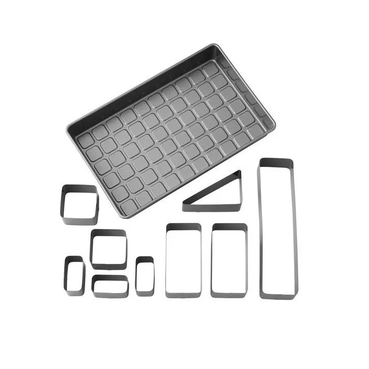 Baking tin numbers and letters