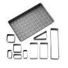 Baking tin numbers and letters