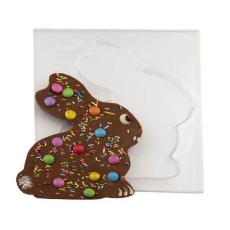 Chocolate bar mold bunny for Easter chocolate bars