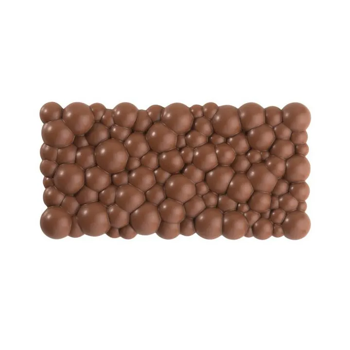 Chocolate bar casting mold Bubble