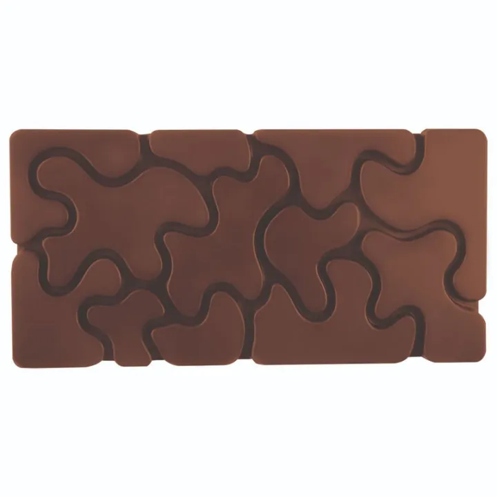 Macchie di stampo per tavolette di cioccolato
