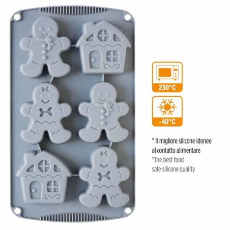 Silicone baking mold 15 small stars for Christmas desserts