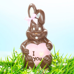 Moule à chocolat I love You Lapin