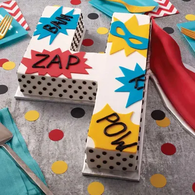 Baking tin numbers and letters