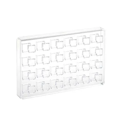 Praline mold double trapezoid 24 chocolates