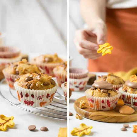 Cupcake molds autumn, 36 pieces