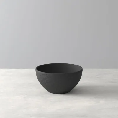 Manufacture Rock dessert bowl, 14 cm, Black by Villeroy & Boch