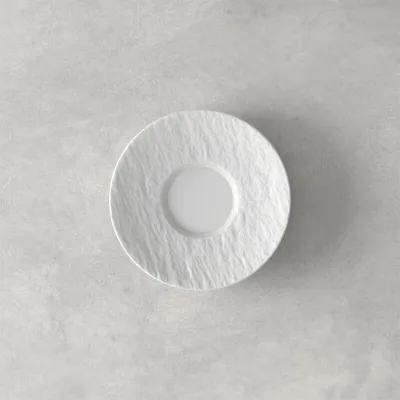 Manufacture Rock Mokka-/Espressountertasse, Weiss von Villeroy & Boch