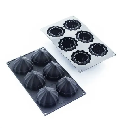 Moule en silicone Coco Oursin, 6 pièces