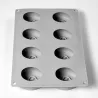 Silicone mold half apple patisserie