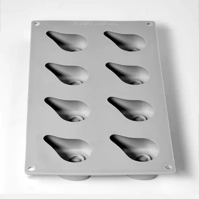 Stampo per patisserie in silicone per mezza pera