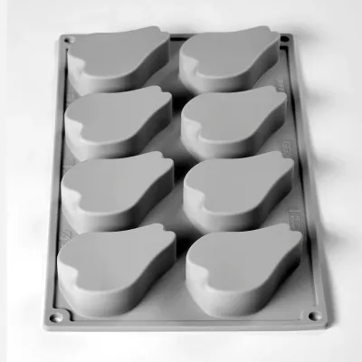 Stampo per patisserie in silicone per mezza pera