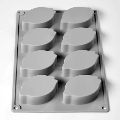Silicone mold half lemon patisserie