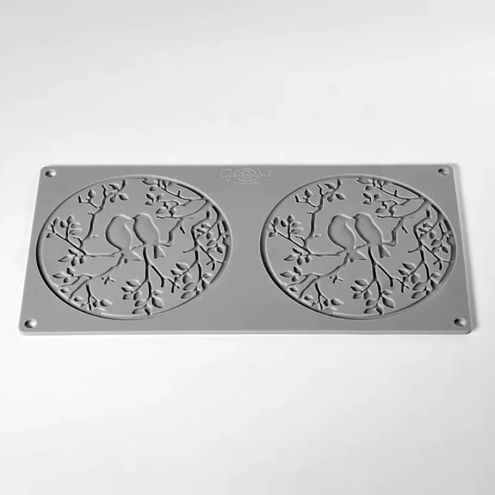 Silicone mold Hüppen pair of birds