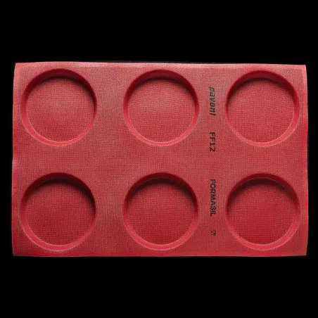 Tappetino in silicone forato rotondo ⌀ 15 cm per crostate, cestini di pasticceria e altri dolci o salati a scelta