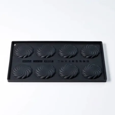 Twister Moule en silicone Rond 8 pièces, ⌀ 6 cm