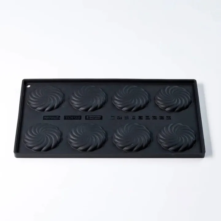 Twister silicone mold round 8 pieces, ⌀ 6 cm