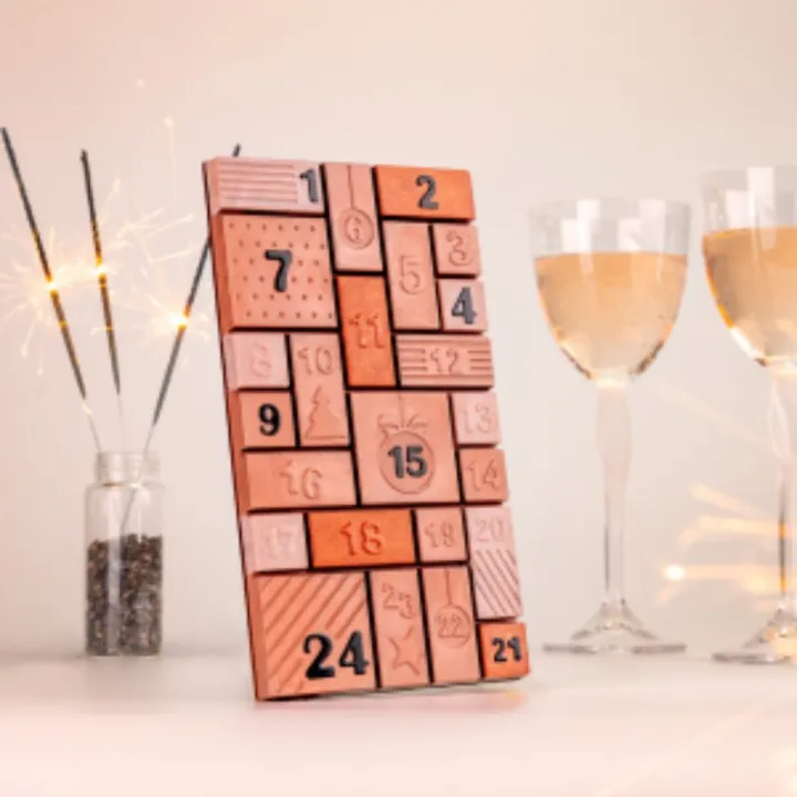 Schokoladentafel Giessform Adventskalender