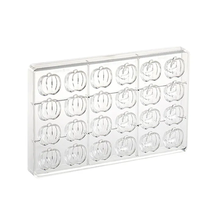 Pralinenform Kürbis 12 Pralinen 3D