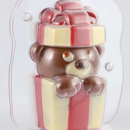 Stampo per cioccolato Orso a sorpresa per dolci figure di cioccolato