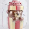 Chocolate mold bear surprise for sweet chocolate figures