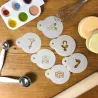 Stencil per bambini per creare simpatici motivi sui vostri dessert