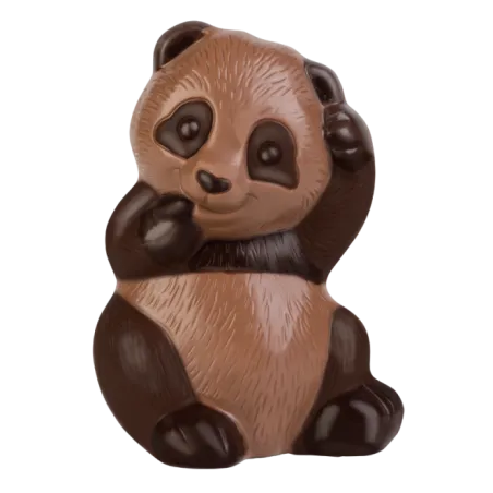 Stampo per cioccolato panda per figure di cioccolato personalizzate