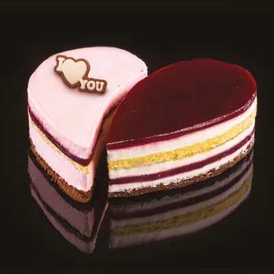 Cercle à tarte cœur Ø 14 cm x 4 cm pour les gâteaux de vos proches
