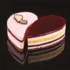 Cercle à tarte cœur Ø 14 cm x 4 cm pour les gâteaux de vos proches