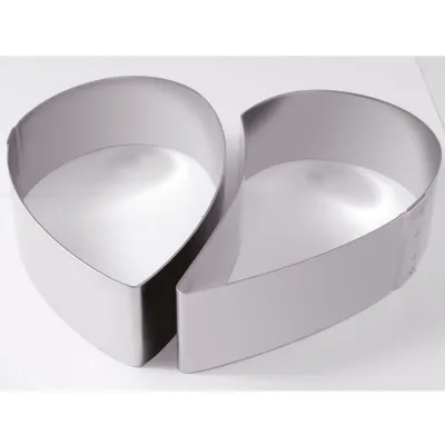 Tortenring Herz Ø 14 cm x 4 cm für Torten für Ihre Liebsten