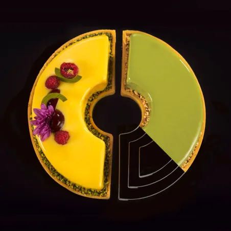 Cake ring modern circle