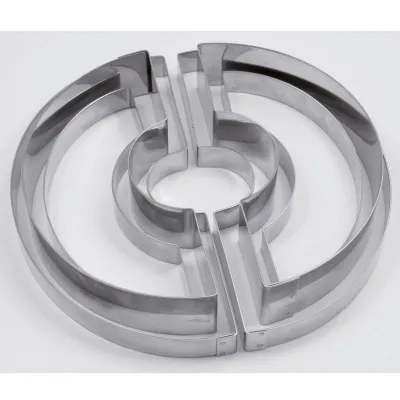 Cake ring modern circle