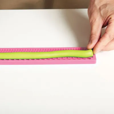 Gaufrage silicone Coeurs Chaîne