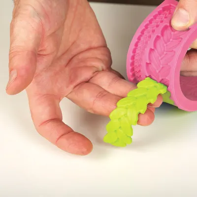 Gaufrage silicone Coeurs Chaîne
