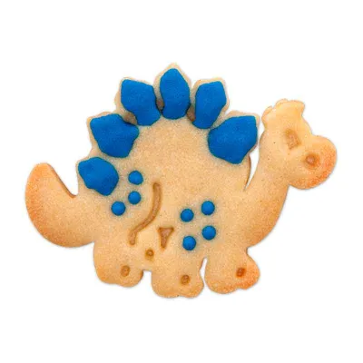 Cookie cutter with ejector dinosaur for great decorated Guetzli