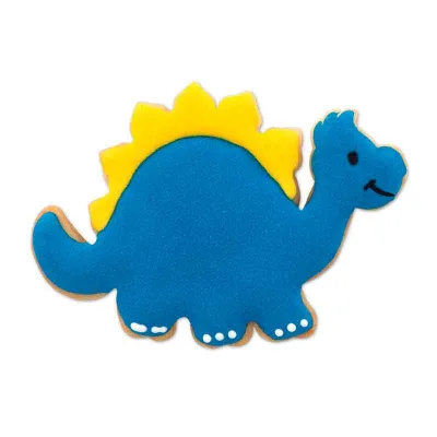 Cookie cutter with ejector dinosaur for great decorated Guetzli