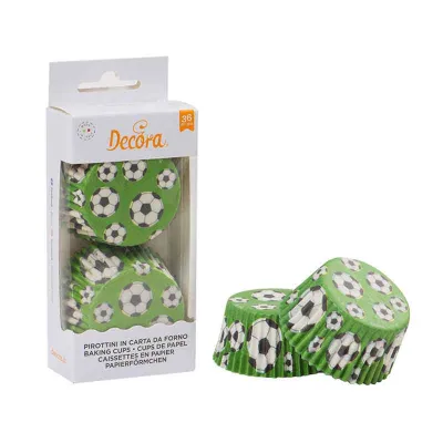 Cupcake molds football, 36 pieces