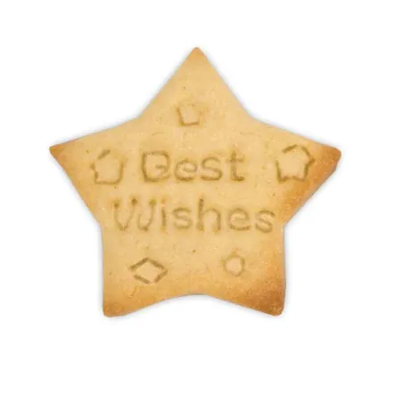 Tagliabiscotti con espulsore Auguri per una grande decorazione di Guetzli