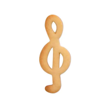 Cookie cutter treble clef