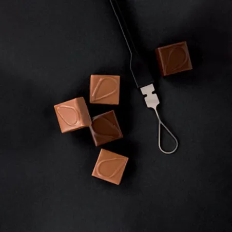 Decor praline fork drops for refining trempiert pralines